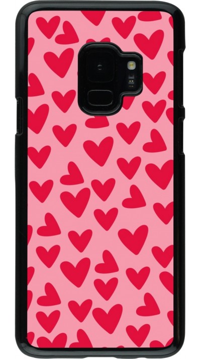 Coque Samsung Galaxy S9 - Mom 2024 petits coeurs