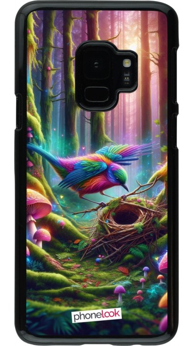 Coque Samsung Galaxy S9 - Oiseau Nid Forêt