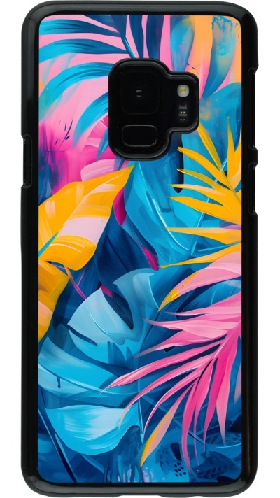 Coque Samsung Galaxy S9 - Palms Blue