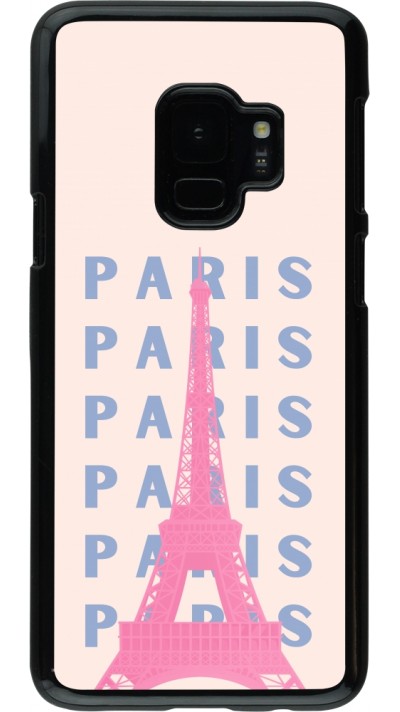 Coque Samsung Galaxy S9 - Paris Pink Print