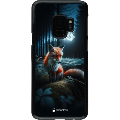 Coque Samsung Galaxy S9 - Renard lune forêt