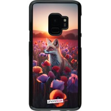 Coque Samsung Galaxy S9 - Renard pourpre au crépuscule