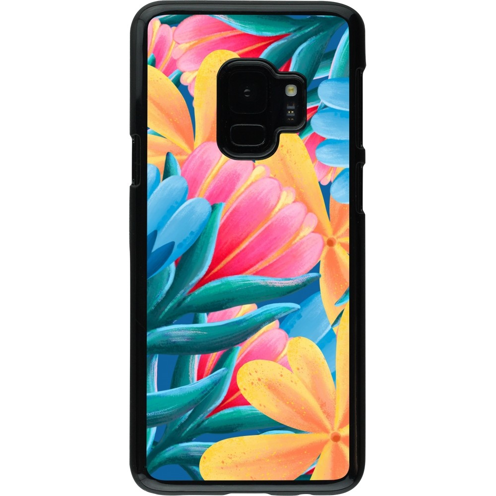 Coque Samsung Galaxy S9 - Spring 23 colorful flowers