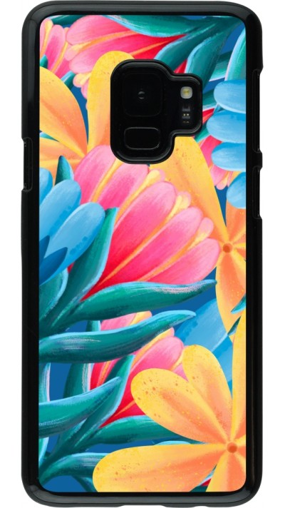 Coque Samsung Galaxy S9 - Spring 23 colorful flowers