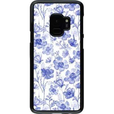 Coque Samsung Galaxy S9 - Spring 23 watercolor blue flowers