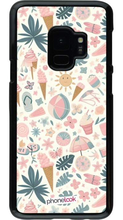 Coque Samsung Galaxy S9 - Summer Pink Pattern