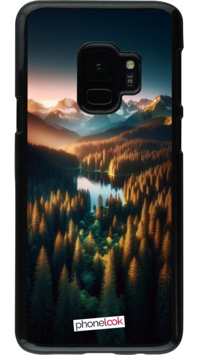 Coque Samsung Galaxy S9 - Sunset Forest Lake