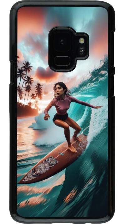 Coque Samsung Galaxy S9 - Surfeuse Balinaise