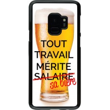 Coque Samsung Galaxy S9 - Tout travail mérite sa bière