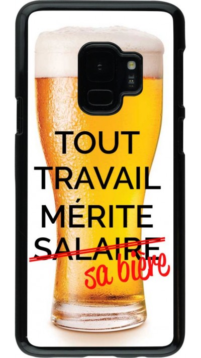 Coque Samsung Galaxy S9 - Tout travail mérite sa bière