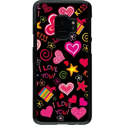 Coque Samsung Galaxy S9 - Valentine 2023 love symbols