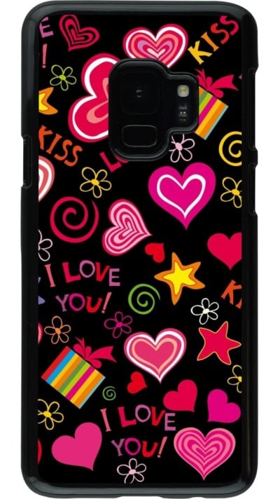 Coque Samsung Galaxy S9 - Valentine 2023 love symbols