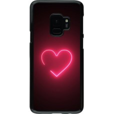 Coque Samsung Galaxy S9 - Valentine 2023 single neon heart