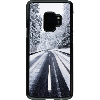 Coque Samsung Galaxy S9 - Winter 22 Snowy Road