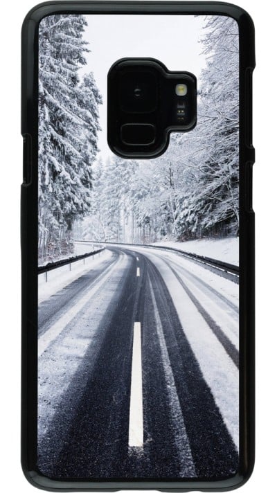 Coque Samsung Galaxy S9 - Winter 22 Snowy Road