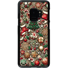 Coque Samsung Galaxy S9 - Noël 2023 micro pattern