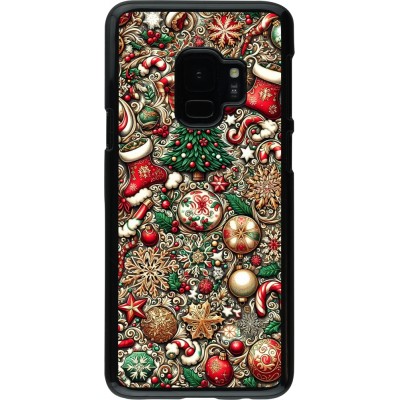 Coque Samsung Galaxy S9 - Noël 2023 micro pattern