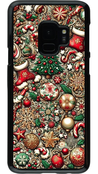 Coque Samsung Galaxy S9 - Noël 2023 micro pattern