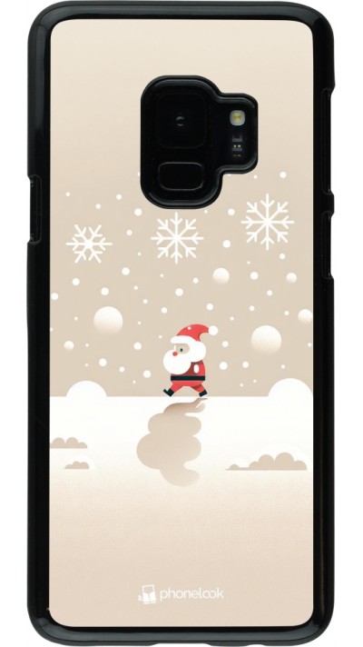 Coque Samsung Galaxy S9 - Noël 2023 Minimalist Santa