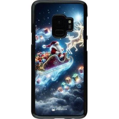 Coque Samsung Galaxy S9 - Noël 2023 Père Noël enchanté