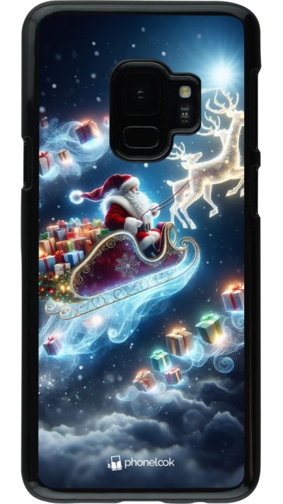 Coque Samsung Galaxy S9 - Noël 2023 Père Noël enchanté