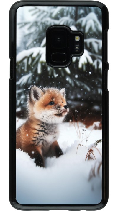 Coque Samsung Galaxy S9 - Noël 2023 Renardeau sapin