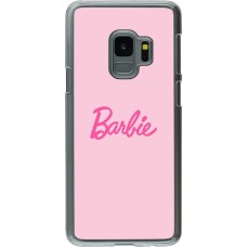 Coque Samsung Galaxy S9 - Plastique transparent Barbie Text