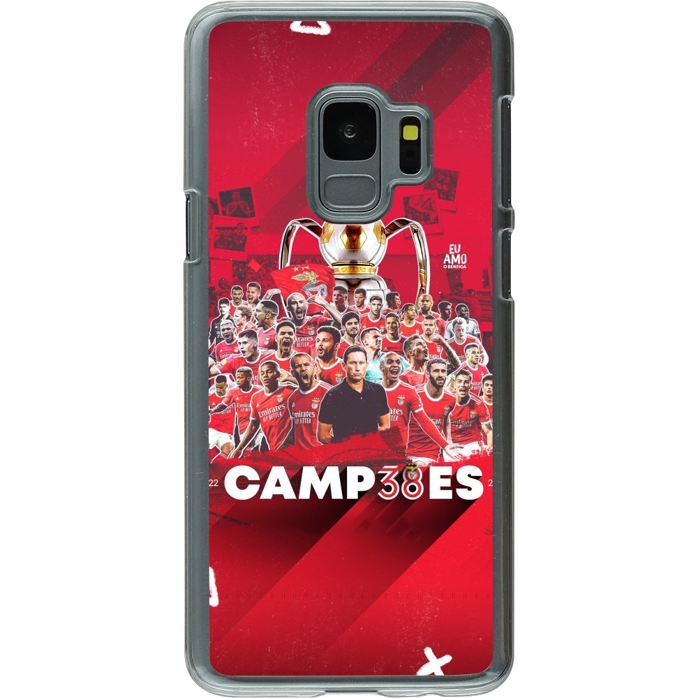 Coque Samsung Galaxy S9 - Plastique transparent Benfica Campeoes 2023