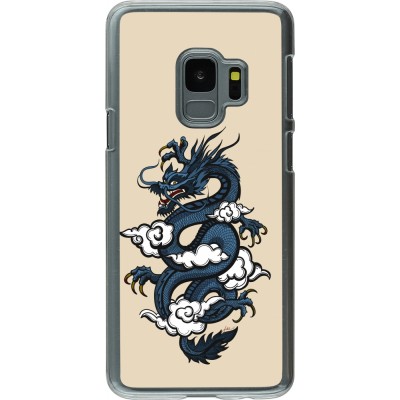 Coque Samsung Galaxy S9 - Plastique transparent Blue Dragon Tattoo