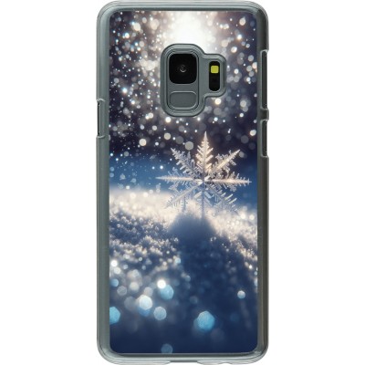 Coque Samsung Galaxy S9 - Plastique transparent Flocon Solaire Éclat