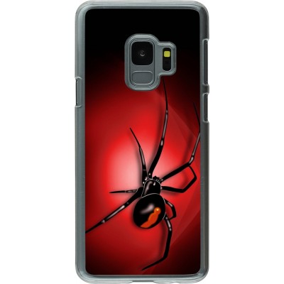 Coque Samsung Galaxy S9 - Plastique transparent Halloween 2023 spider black widow