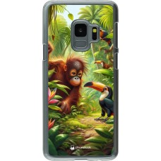 Coque Samsung Galaxy S9 - Plastique transparent Jungle Tropicale Tayrona