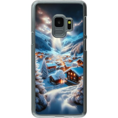 Coque Samsung Galaxy S9 - Plastique transparent Mont Neige Lumière