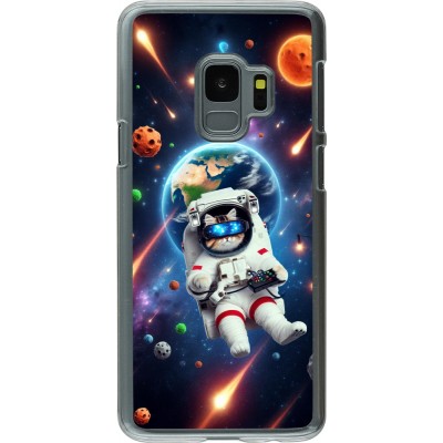 Coque Samsung Galaxy S9 - Plastique transparent VR SpaceCat Odyssey