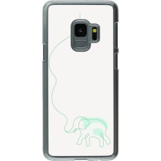 Coque Samsung Galaxy S9 - Plastique transparent Spring 23 baby elephant