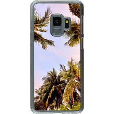 Coque Samsung Galaxy S9 - Plastique transparent Summer 2023 palm tree vibe