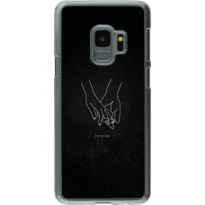 Coque Samsung Galaxy S9 - Plastique transparent Valentine 2023 hands forever