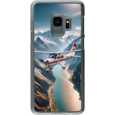 Coque Samsung Galaxy S9 - Plastique transparent Vol Alpin Suisse