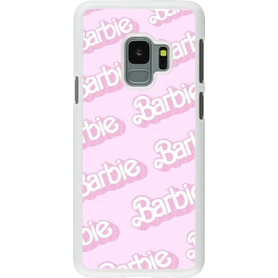 Coque Samsung Galaxy S9 - Plastique blanc Barbie light pink pattern