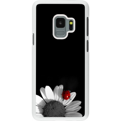 Coque Samsung Galaxy S9 - Plastique blanc Black and white Cox