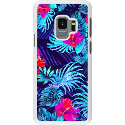 Coque Samsung Galaxy S9 - Plastique blanc Blue Forest