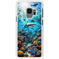 Coque Samsung Galaxy S9 - Plastique blanc Bora Bora Mer et Merveilles