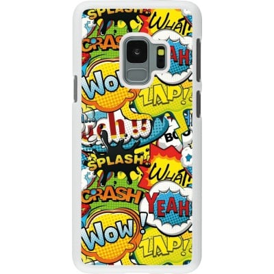 Coque Samsung Galaxy S9 - Plastique blanc Cartoons slogans