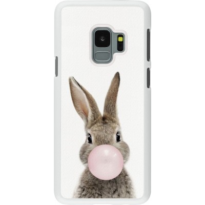 Coque Samsung Galaxy S9 - Plastique blanc Easter 2023 bubble gum bunny