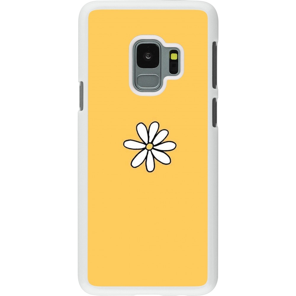 Coque Samsung Galaxy S9 - Plastique blanc Easter 2023 daisy