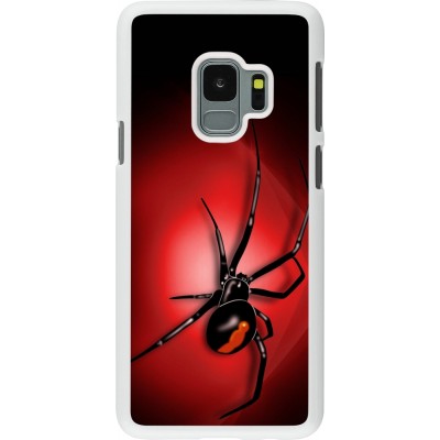 Coque Samsung Galaxy S9 - Plastique blanc Halloween 2023 spider black widow