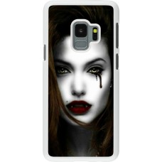 Coque Samsung Galaxy S9 - Plastique blanc Halloween 2023 gothic vampire