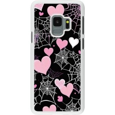 Coque Samsung Galaxy S9 - Plastique blanc Halloween 2024 girly