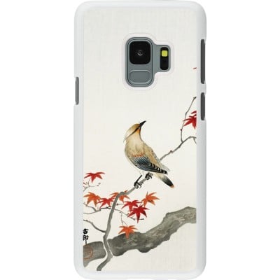 Coque Samsung Galaxy S9 - Plastique blanc Japanese Bird