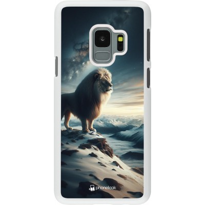 Coque Samsung Galaxy S9 - Plastique blanc Le lion blanc